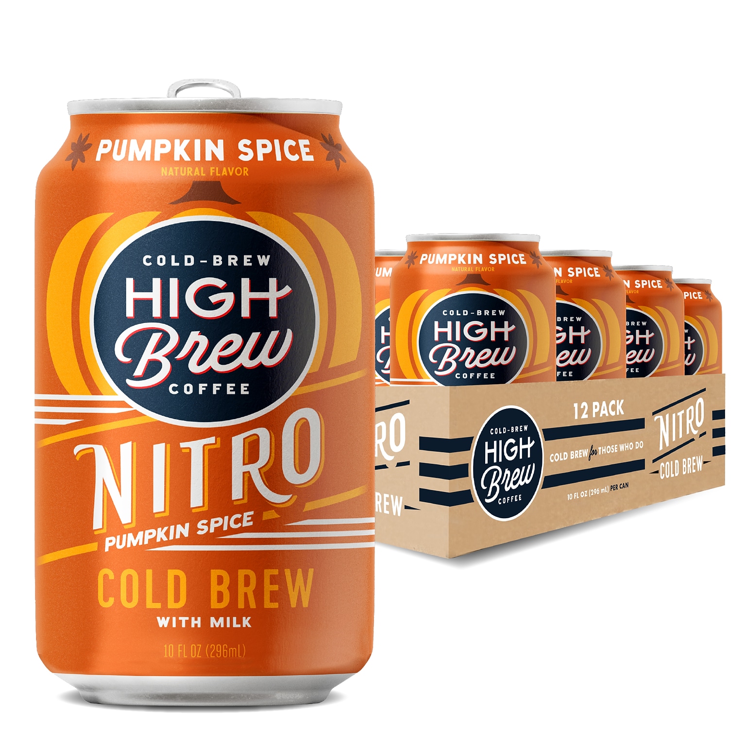 High Brew Nitro Pumpkin Spice, 10 oz., 12/Carton (80574)