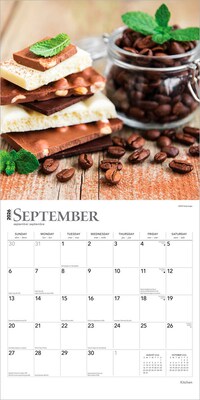 2026 BrownTrout Kitchen 12" x 12" Monthly Wall Calendar (9798330704071)
