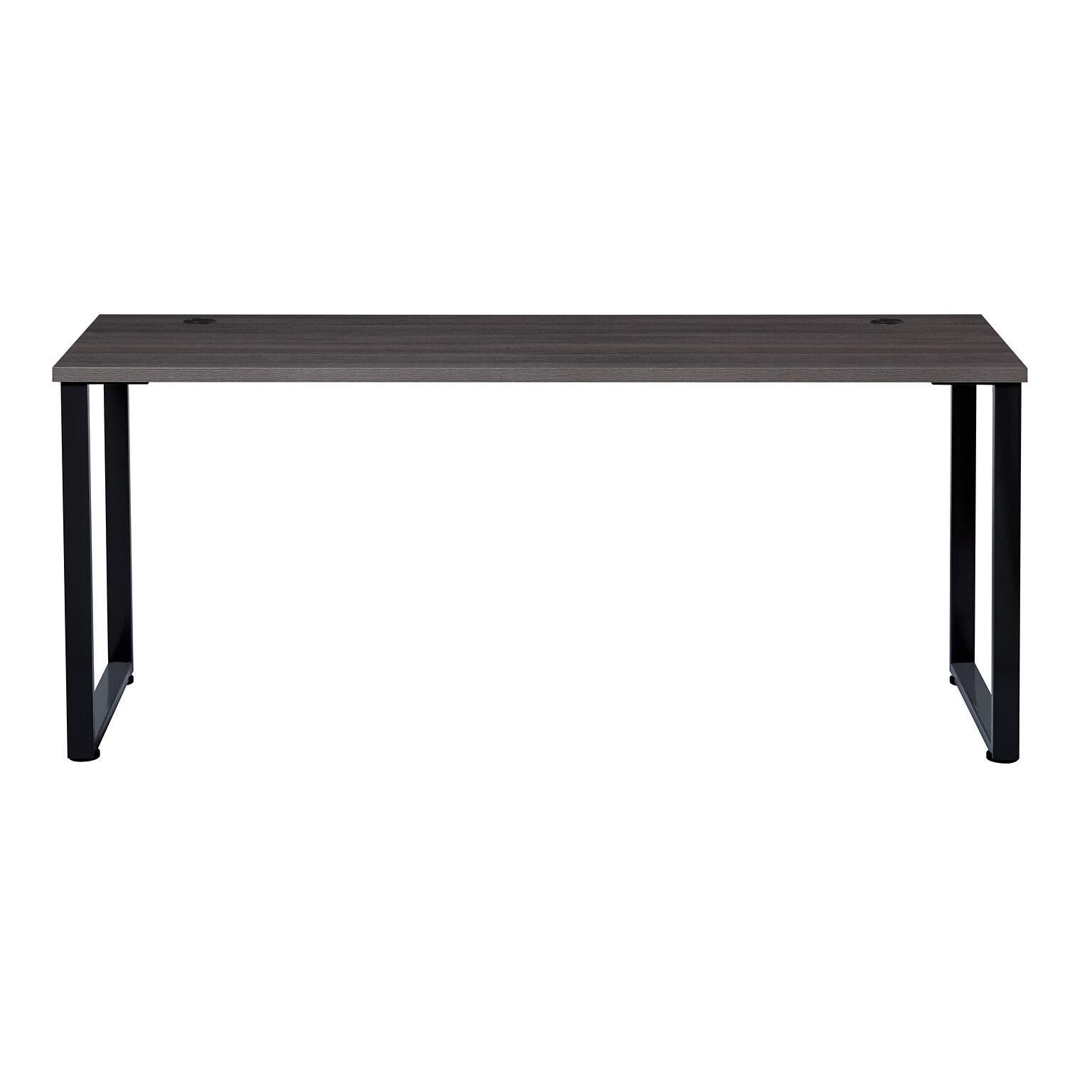 Hirsh Computer and Office Desk, 72 x 30, Black/Weathered Charcoal (23985)