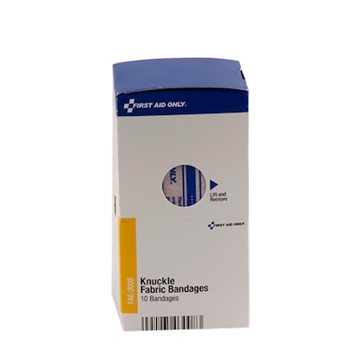 SmartCompliance Knuckle Fabric Bandages, 1.5 x 3, 10/Box (FAE-3008)