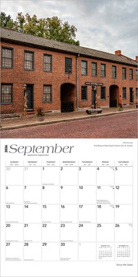 2026 BrownTrout Show Me State Missouri Places 12" x 12" Monthly Wall Calendar (9798330705566)