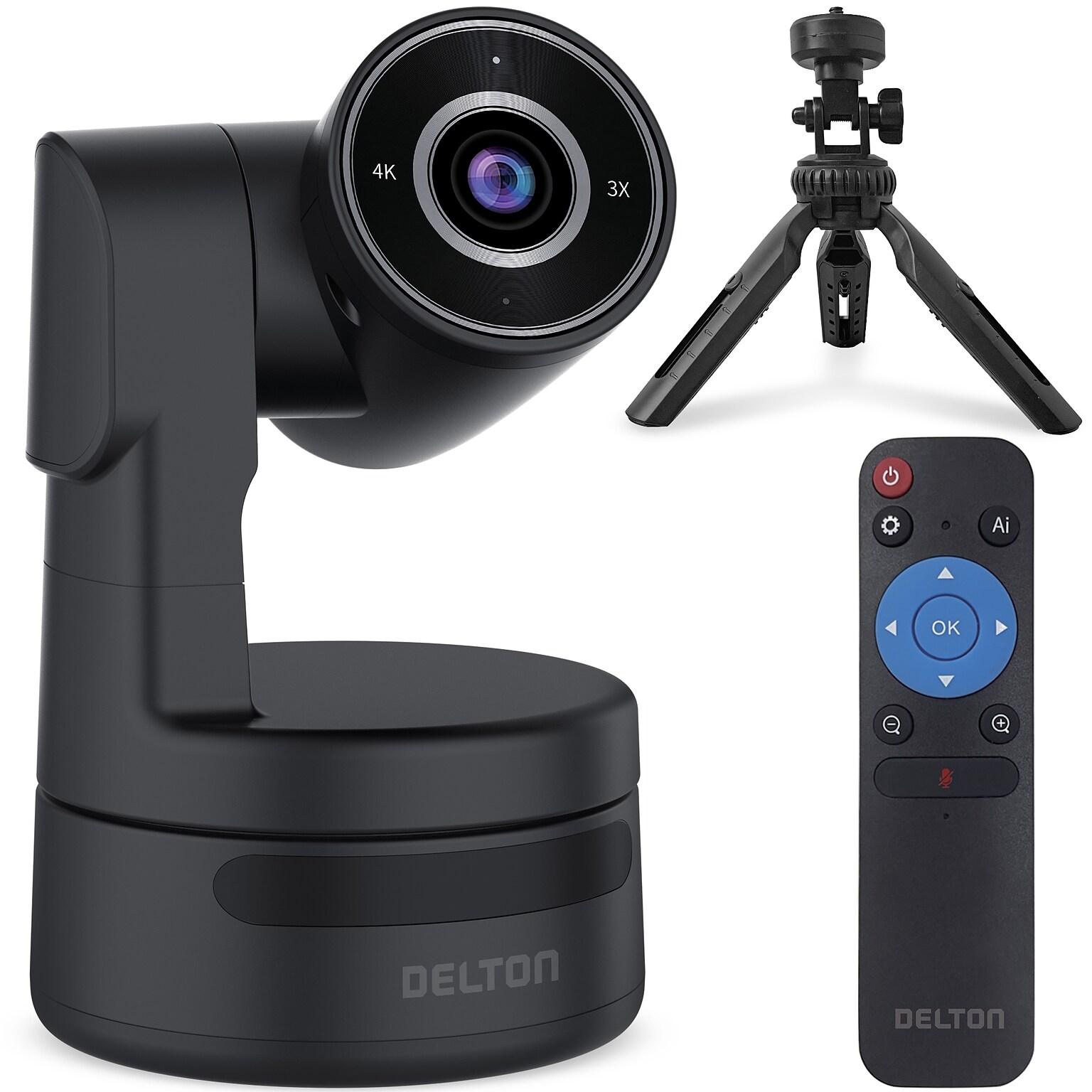 Delton C68 PTZ Ultra HD 4K Webcam, Black (DCAIC68PTZ)