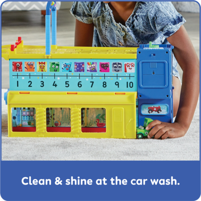 hand2mind Numberblocks Counting Car Garage, Multicolored (H2M-96927)