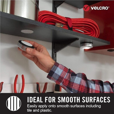 Velcro® Brand Industrial Strength 2 x 15' Hook & Loop Fastener Roll, White  (90198)