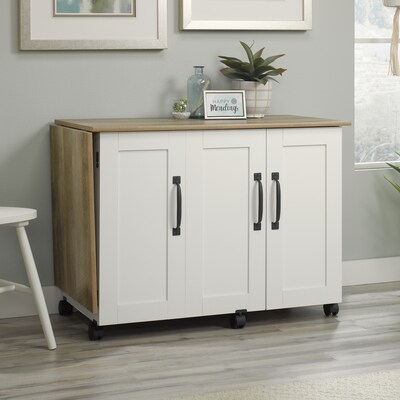 Sauder Select Craft/Sewing Cart, Soft White (426934)
