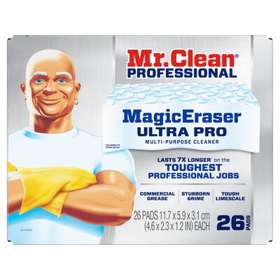 Mr. Clean Professional Magic Eraser Ultra Pro Multi-Purpose Cleaner, 26/Carton (17406)