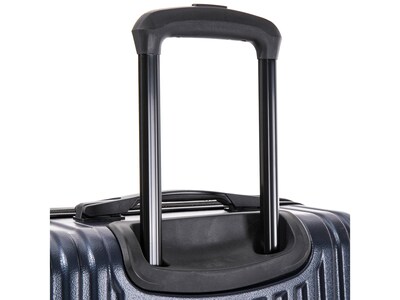 InUSA Drip Hardside Spinner Luggage Set, TSA Checkpoint Friendly, Blue (IUDRISML-BLU)