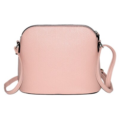 Nicci Cross-Body Bag with Front Flap, Blush (NH05-BLS)