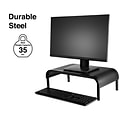 Staples Adjustable Monitor Stand, Black (29008)