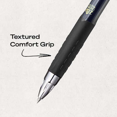 uniball 207 Retractable Gel Pens, Ultra Micro Point, 0.38mm, Blue Ink, 12/Pack (1790923)
