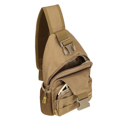 U.S. Army DELTA Tactical Polyester Sling Bag, Coyote (USBDEL12COY)