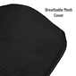 Mind Reader Memory Foam Ergonomic Lower Back Cushion Office Chair Support, Black (VERTBACK-BLK)