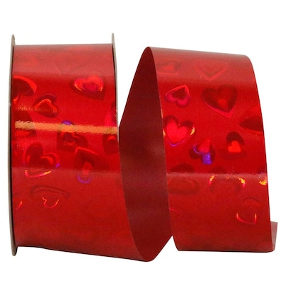 JAM Paper Valentines Day Hearts Ribbon, Red (52640340653)