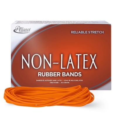 Alliance Non-Latex #117B File Bands, 7 x 0.13, 250/Pack (37176)
