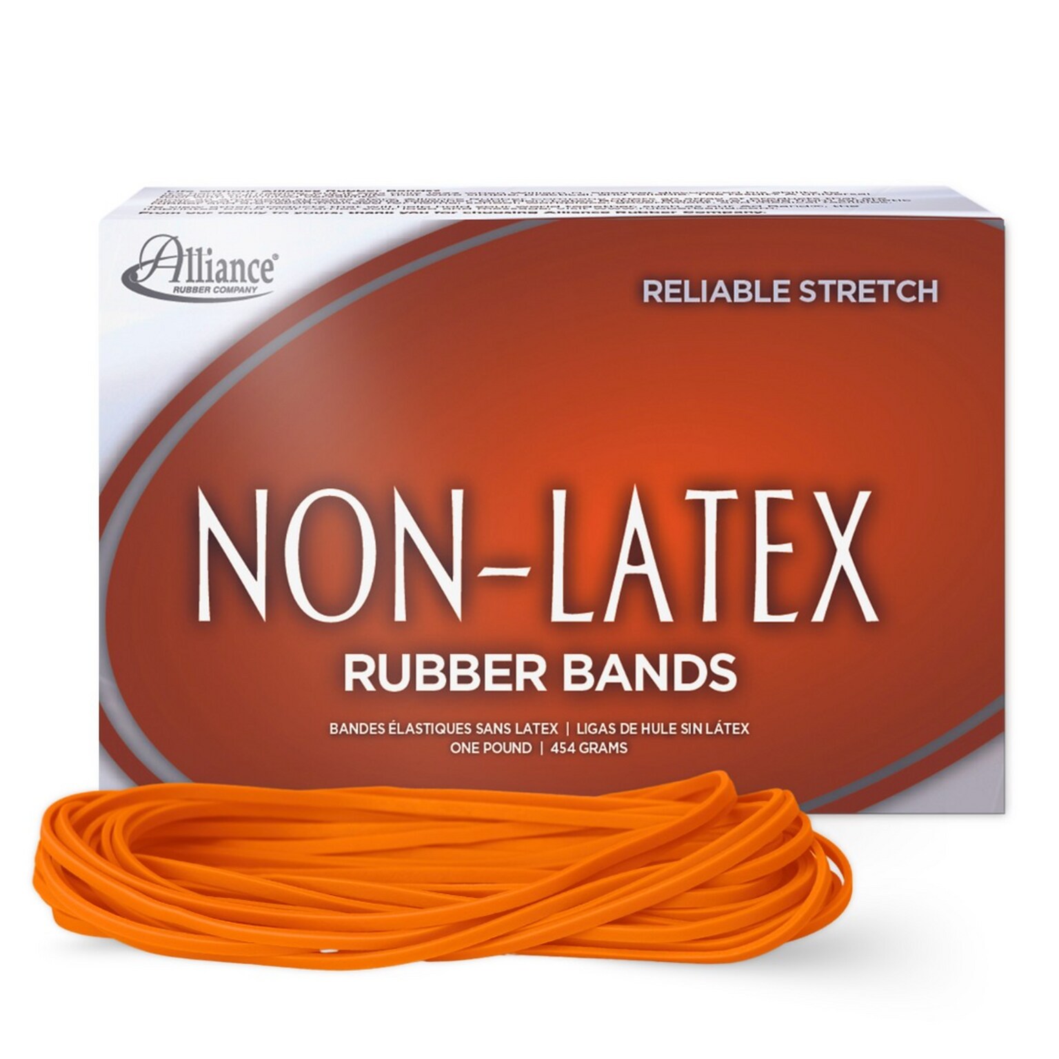 Alliance Non-Latex #117B File Bands, 7 x 0.13, 250/Pack (37176)