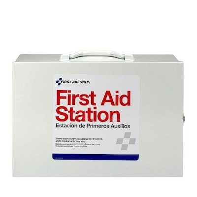 Pac-Kit Industrial Station Metal for Standard Workplace First Aid Kit, 446 pieces (579-6135)