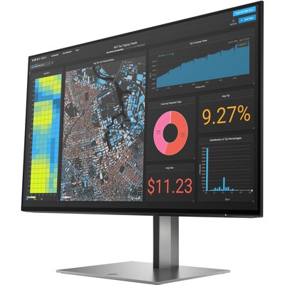 HP Z24f G3 23.8" 60Hz LCD FHD Monitor, Silver (3G828AA#ABA)