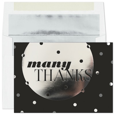 Custom Always Thankful Cards, with Envelopes, 7 7/8" x 5 5/8" Thank You Card, 25 Cards per Set