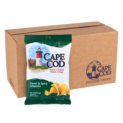 Cape Cod Gluten Free Jalapeno Potato Chips, 2 oz., 6/Pack (220-02566)