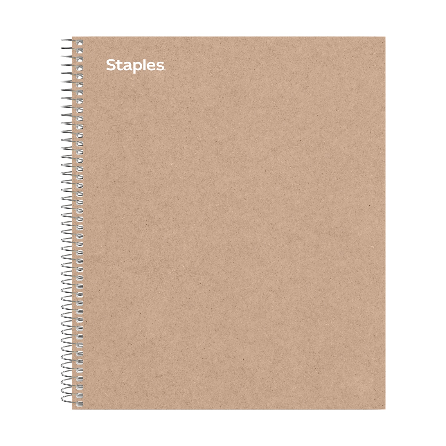 TRU RED Premium 1-Subject Notebook, 8.5” x 11”, College Ruled, 100 Sheets, Brown