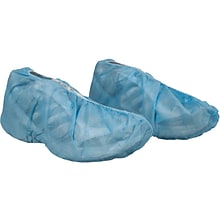 Dynarex Shoe Covers, One Size, Blue, 150 Pairs/Pack (2132)