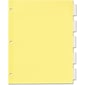 Office Essentials Insertable Paper Dividers, 5 Tabs, Clear (11466)