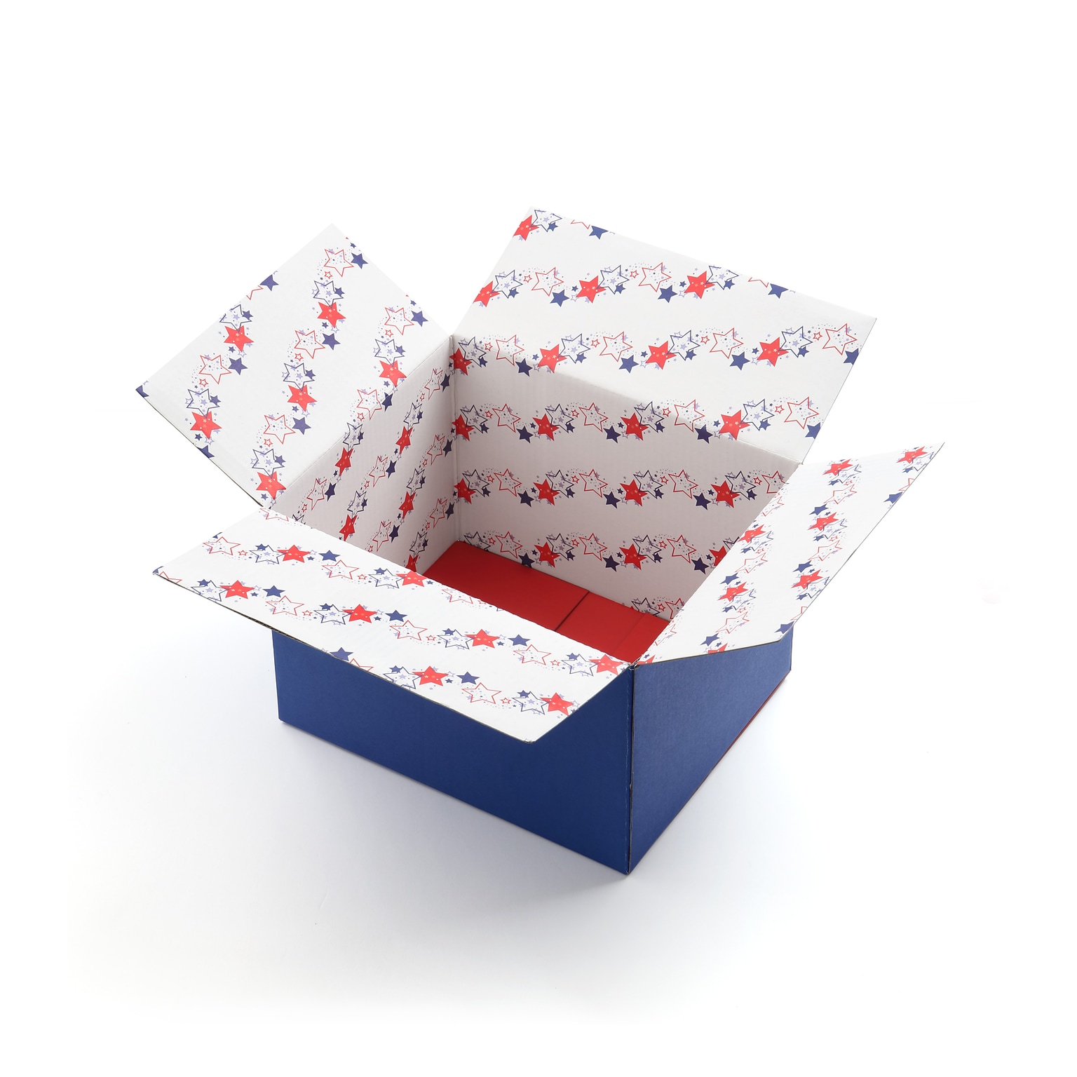 Great Papers 10 x 12 x 8 Shipping Box, 200# Mullen Rated, Decorative Celebration, 2/Pack (2022026)