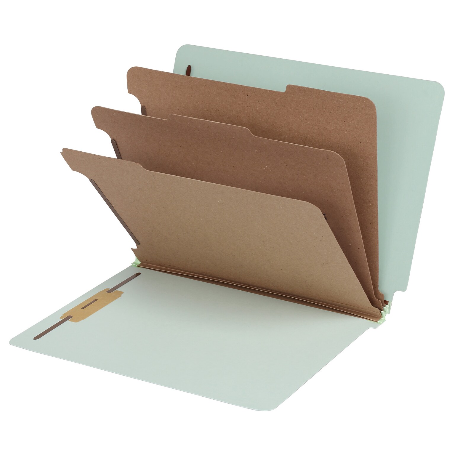 Pendaflex Classification Folder, 3-Dividers, Letter Size, Light green, 10/Box (1007139)