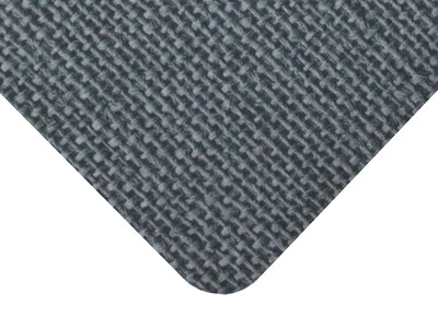 M+A Matting Stratford Hard Floor Chair Mat,  3' x 4', Grey (228553234127)