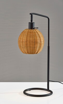 Adesso Maeve 25" Incandescent Table Lamp, Black/Brown (9406-01)
