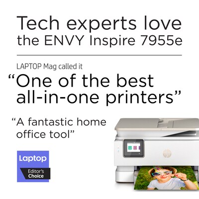 HP ENVY Inspire 7955e Wireless Color All-in-One Inkjet Printer Includes 6 months of FREE Ink with HP+ (1W2Y8A)