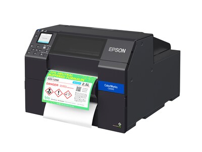 Epson ColorWorks CW-C6500P 8 Color Inkjet Label Printer, Peeler, Gloss (C31CH77A9971)