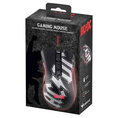 Subsonic AC/DC® Ergonomic Optical Gaming Mouse, Multicolored (SA5612-A1)