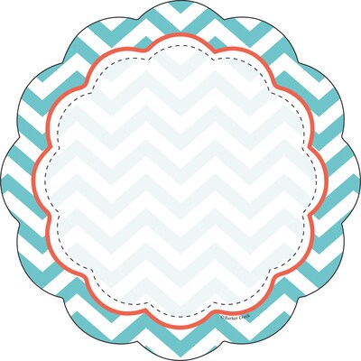 Barker Creek Double-Sided Accents, Beautiful Chevron, 36/Pack (LL2202)