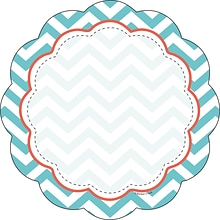 Barker Creek Double-Sided Accents, Beautiful Chevron, 36/Pack (LL2202)