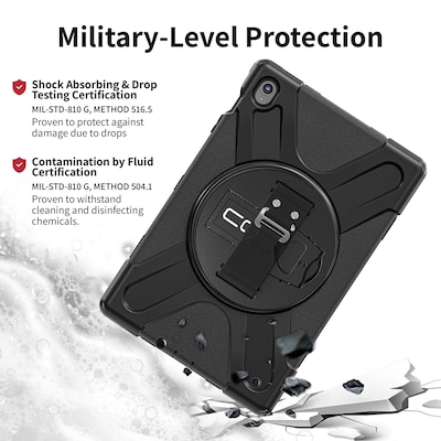 CODi Rugged Case for Samsung Galaxy Tab S10FE+, Black (C30705102)