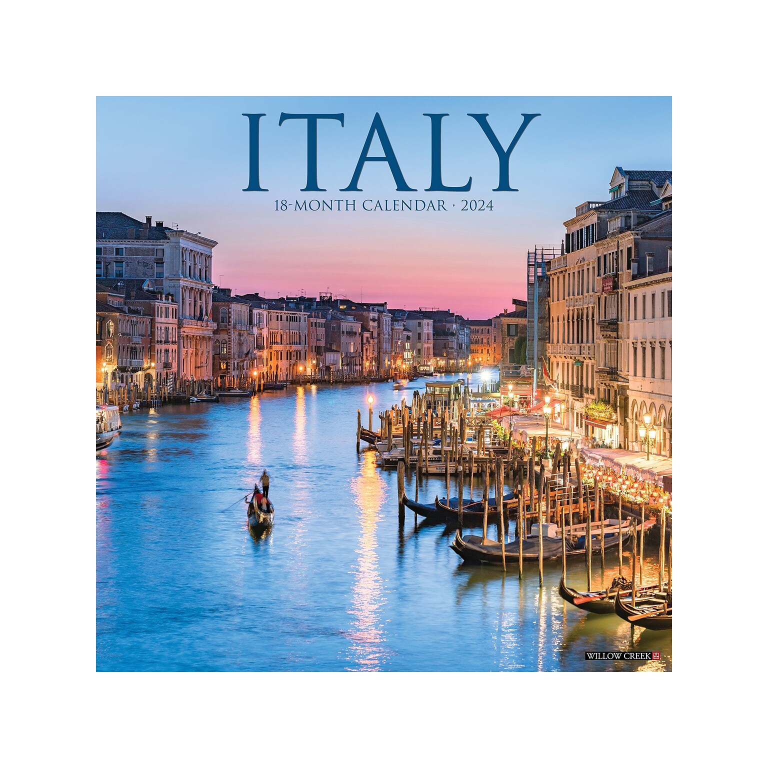 2024 Willow Creek Italy 12 x 12 Monthly Wall Calendar (34095)