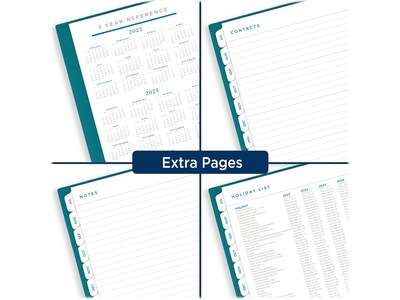 2023-2024 AT-A-GLANCE Signature Lite 5.5" x 8.5" Academic Weekly & Monthly Planner, Teal (YP20LA-12-24)