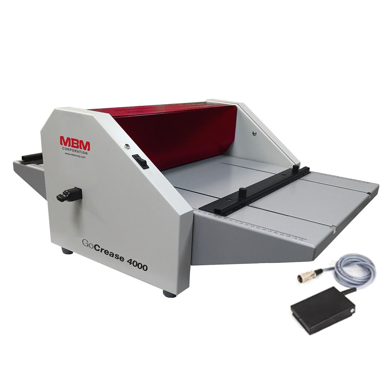 MBM GoCrease 4000 Electric Paper Creaser/Perforator, Paper Size up to 18” Width, Digital Stock Compatibility (BO0651)