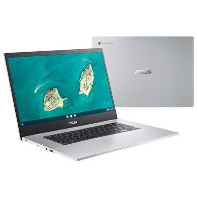ASUS CX1 14" Laptop, Intel Celeron N4500, 4GB RAM, 64GB eMMC, Chrome OS (CX1400CKA-AS44F)