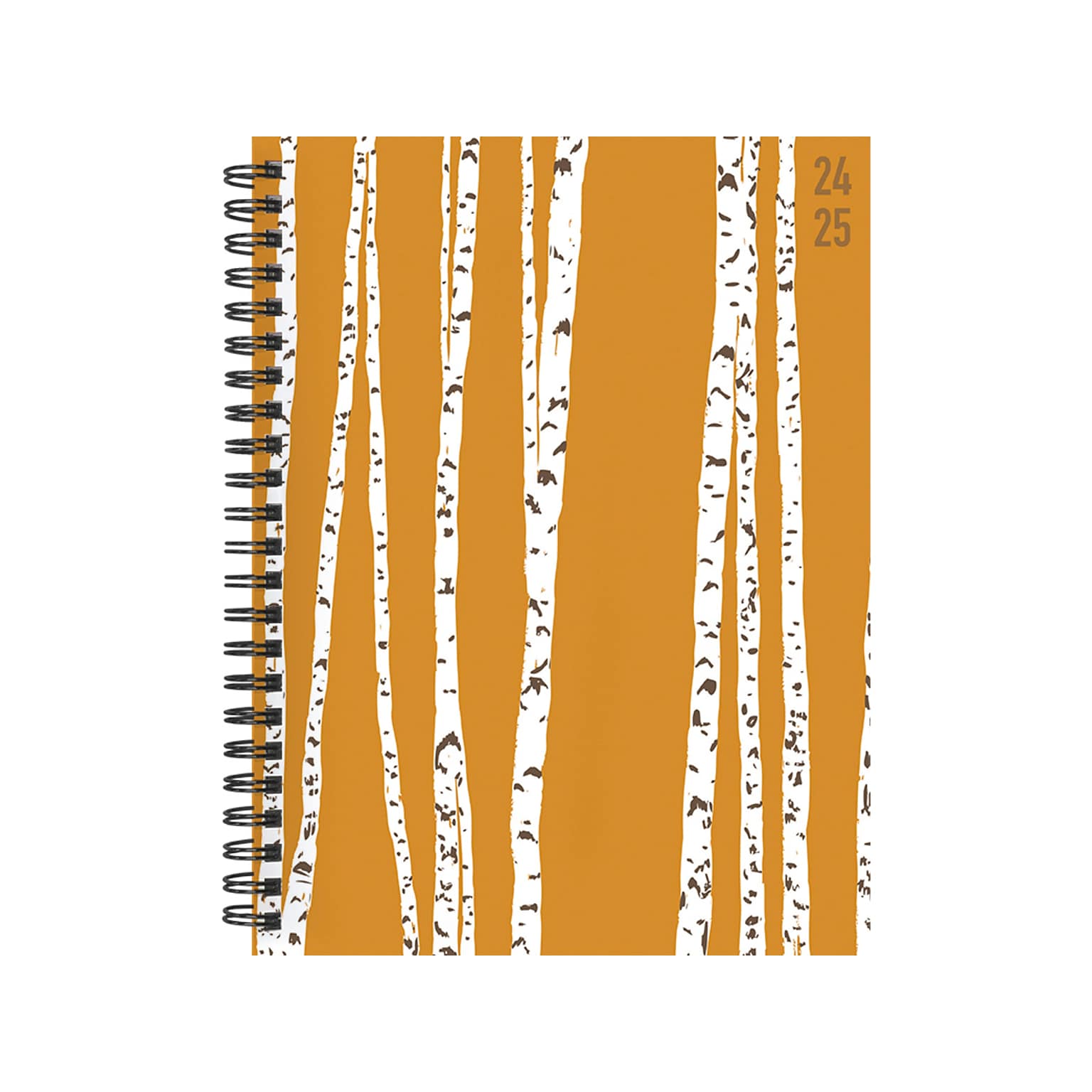 2024-2025 TF Publishing Elements Series Aspen Trees 6 x 8 Academic Weekly & Monthly Planner, Paperboard Cover, Yellow/White