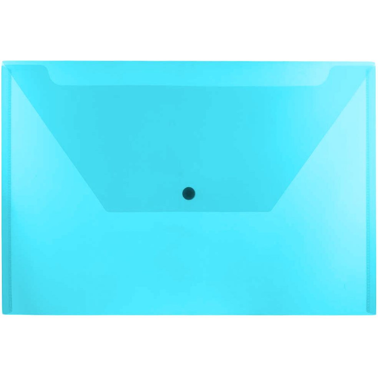 JAM Paper Premium Plastic Document File, Legal, Blue, 3/Pack (219S0BUX3)