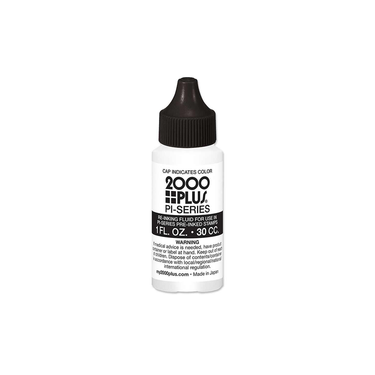 2000 Plus® PI Refill Ink, Black, 1 oz.