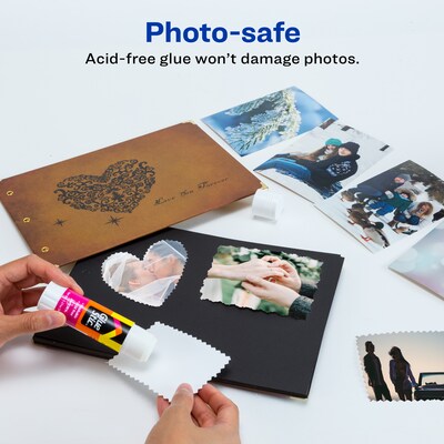 Avery Washable Glue Sticks, 1.27oz., White, 6/Pack (98073)