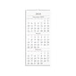 2024 AT-A-GLANCE 12" x 27" Three-Month Wall Calendar, White/Black (SW115-28-24)