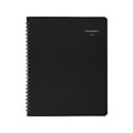 2024 AT-A-GLANCE 24-Hour 7 x 8.75 Daily Appointment Book, Black (70-824-05-24)