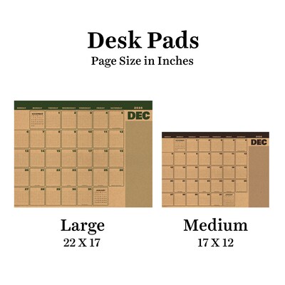 2026-2027 TF Publishing Trail + Timber 17" x 12" Academic Monthly Desk Pad Calendar (AY27-8506)