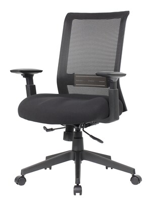 Boss Office Products Ergonomic Mesh Swivel Task Chair, Black (B6568-BK)