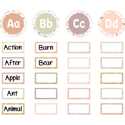 Teacher Created Resources Terrazzo Tones Word Wall Bulletin Board Set, 125/Set (TCR7205)