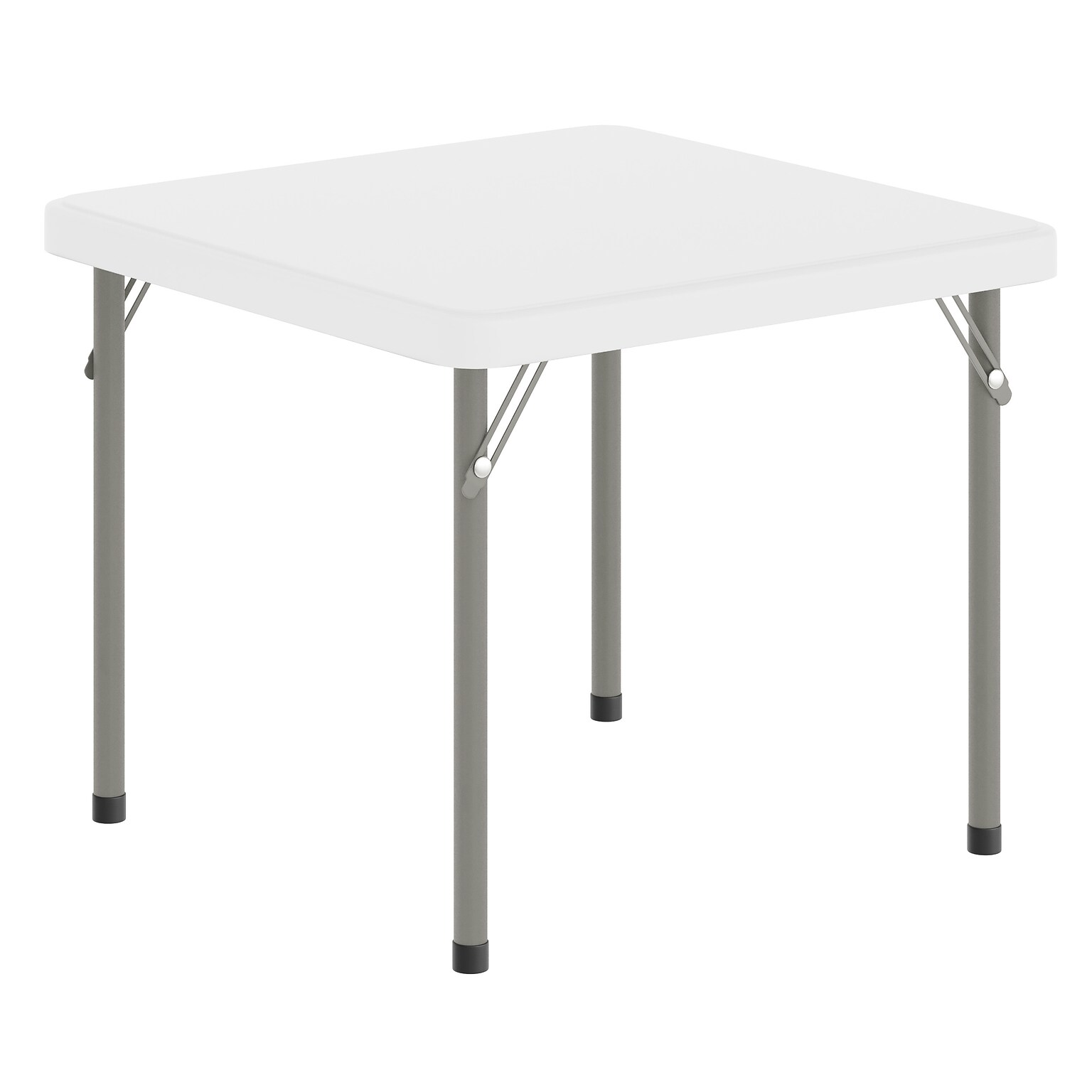 Flash Furniture Paige Square Kids Folding Table, 24 x 24, Granite White (RB2424KIDWH)